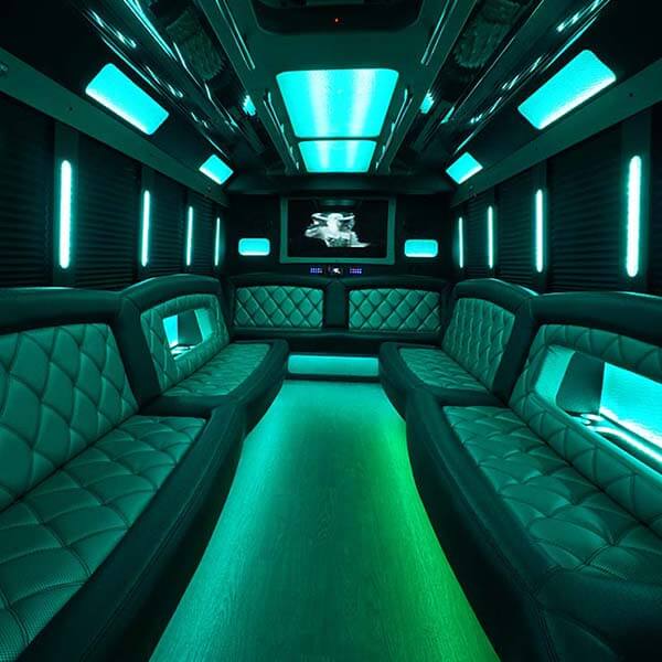 calwell idaho party bus interior