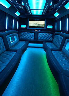 Party bus bar areas